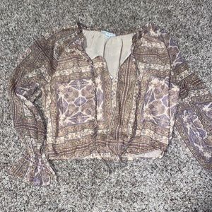 American Eagle Cropped Blouse